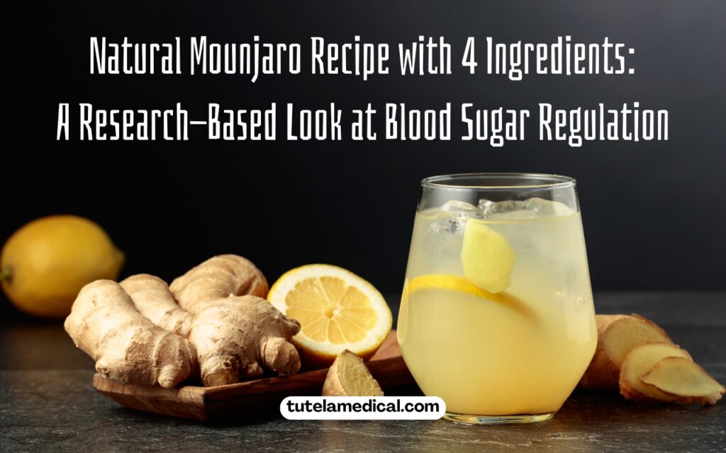 Natural Mounjaro Recipe with 4 Ingredients A ResearchBased Look at